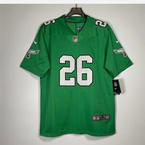 Saquon Barkley Men’s Kelly green Philadelphia Eagles Jersey